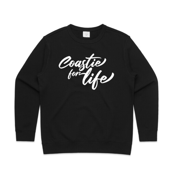 Coastie For Life - Womens Premium Crew Thumbnail