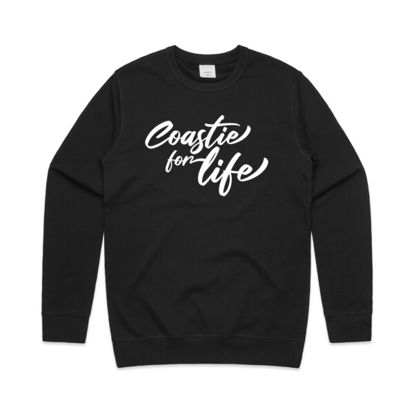 Coastie For Life - Mens Premium Crew Thumbnail