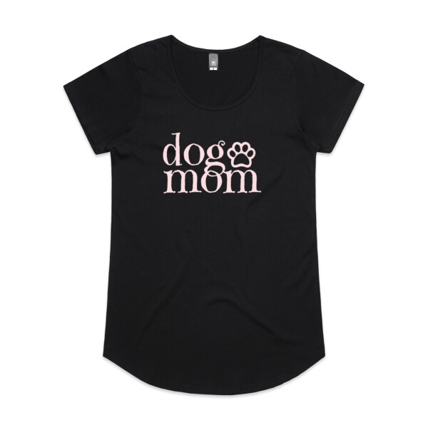 Dog Mom Pink - Womens Mali Tee Thumbnail