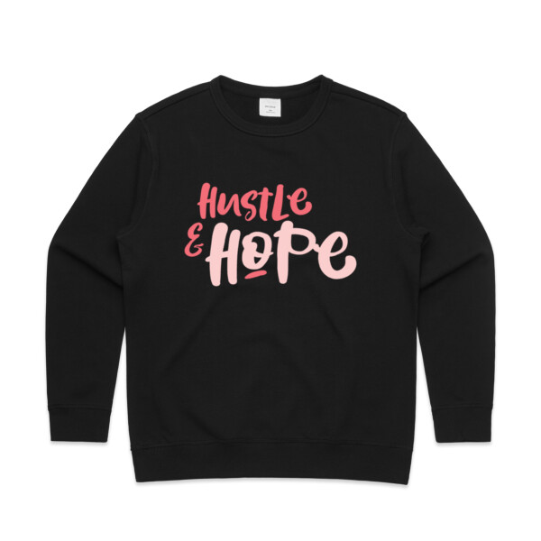 Hustle & Hope - Womens Premium Crew Thumbnail