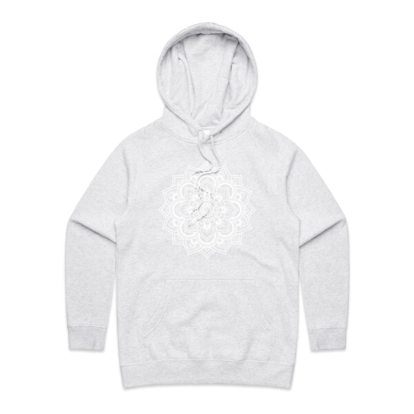 Mandala White - Womens Supply Hood Thumbnail
