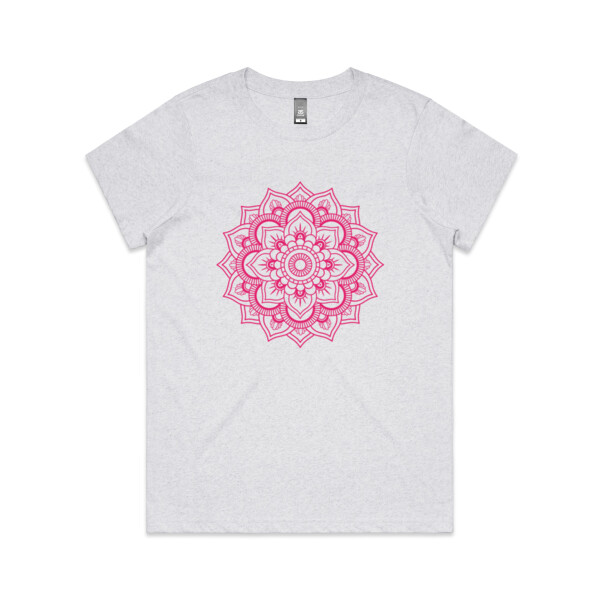 Mandala Pink - Womens Maple Tee Thumbnail
