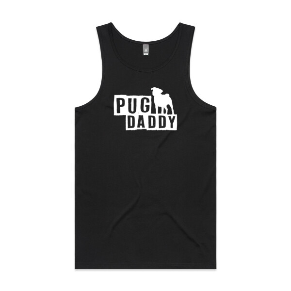 Pug Daddy - Mens Lowdown Singlet Thumbnail