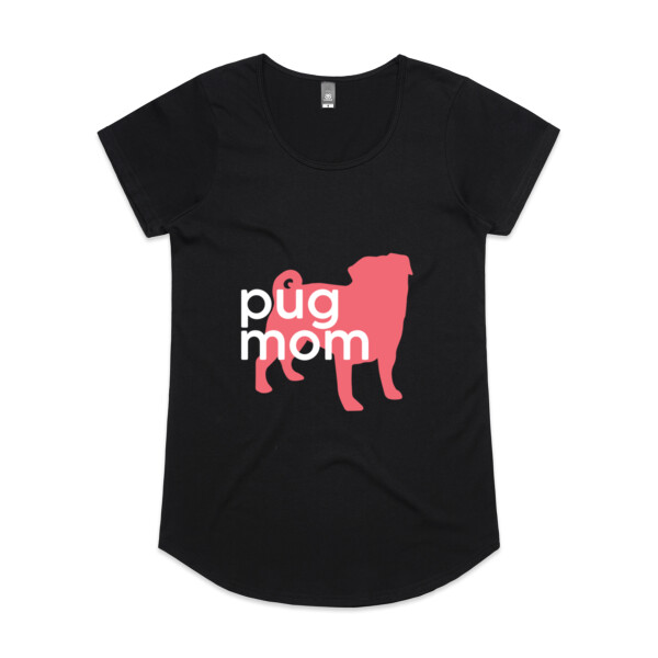 Pug Mom - Womens Mali Tee Thumbnail