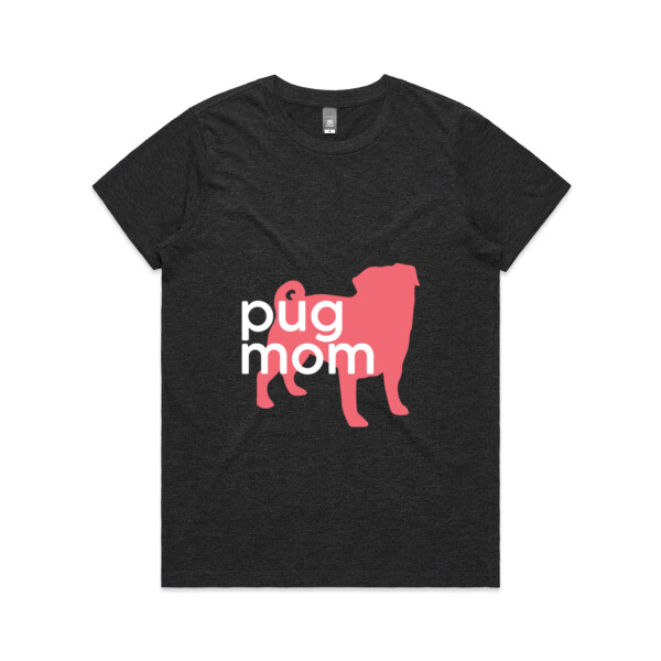 Pug Mom - Womens Maple Tee Thumbnail