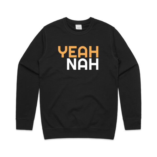 Yeah Nah - Mens Premium Crew Thumbnail