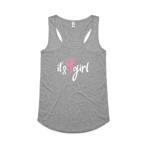 It's a Girl - Womens Yes Racerback Singlet Thumbnail
