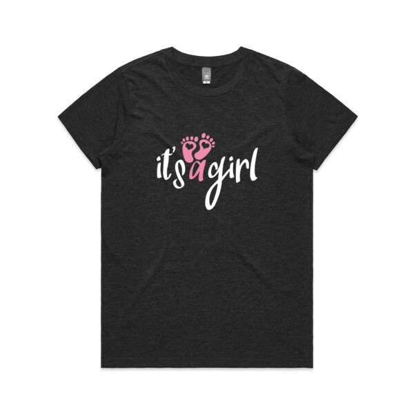 It's a Girl - Womens Maple Tee Thumbnail
