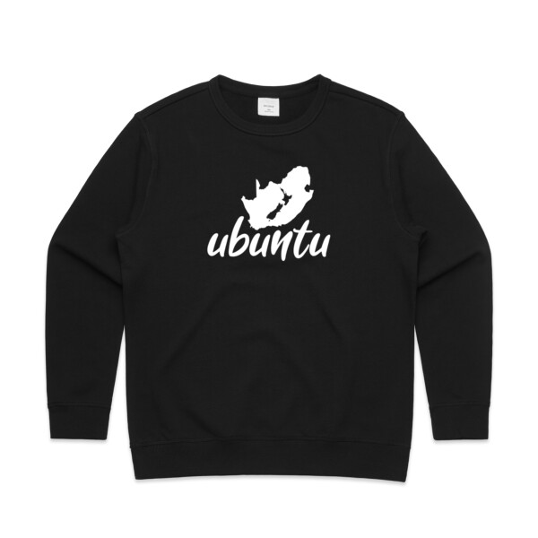 Ubuntu - White - Womens Premium Crew Thumbnail