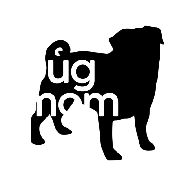 Pug Mom Black & White Thumbnail